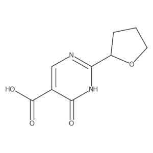 6-Oxo-2-(oxolan-2-yl)-1,6-dihydropyrimidine-5-carboxylic acid Structure