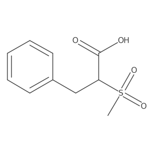 2-Methanesulfonyl-3-phenylpropanoic acid Structure