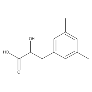 3-(3,5-Dimethylphenyl)-2-hydroxypropanoic acid Structure
