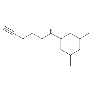 3,5-dimethyl-N-(pent-4-yn-1-yl)cyclohexan-1-amine Structure