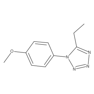 5-ethyl-1-(4-methoxyphenyl)-1H-tetrazole Structure