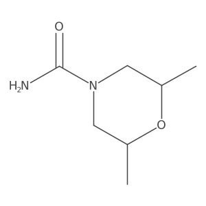 (2R,6S)-2,6-dimethylmorpholine-4-carboxamide Structure