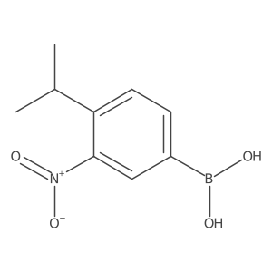 (4-Isopropyl-3-nitrophenyl)boronic acid Structure