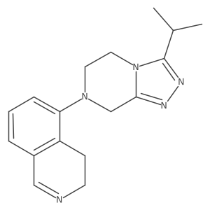 5-(3-isopropyl-5,6-dihydro-[1,2,4]triazolo[4,3-a]pyrazin-7(8H)-yl)-3,4-dihydroisoquinoline Structure