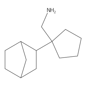 (1-{Bicyclo[2.2.1]heptan-2-yl}cyclopentyl)methanamine结构式