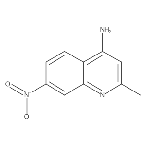 2-Methyl-7-nitroquinolin-4-amine结构式