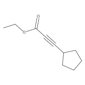 2-Propynoic acid, 3-cyclopentyl-, ethyl ester结构式