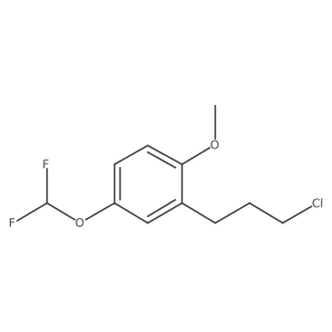 2-(3-Chloropropyl)-4-(difluoromethoxy)anisole结构式