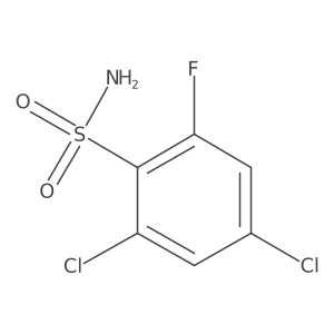 2,4-Dichloro-6-fluorobenzenesulfonamide Structure