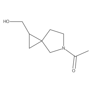 1-(1-(Hydroxymethyl)-5-azaspiro[2.4]heptan-5-yl)ethanone结构式