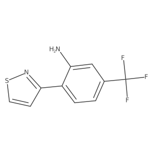 2-(3-Isothiazolyl)-5-(trifluoromethyl)benzenamine结构式