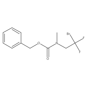 benzyl N-(2-bromo-2,2-difluoroethyl)-N-methylcarbamate Structure