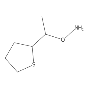 O-[1-(thiolan-2-yl)ethyl]hydroxylamine结构式