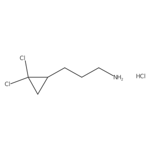 3-(2,2-Dichlorocyclopropyl)propan-1-amine hydrochloride Structure