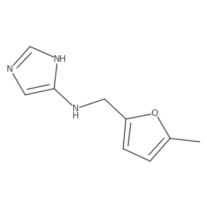 N-[(5-methyl-2-furanyl)methyl]-1H-imidazol-5-amine Structure