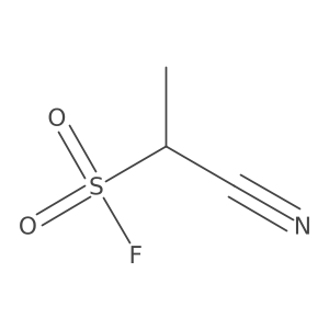 1-Cyanoethane-1-sulfonyl fluoride结构式