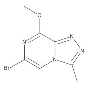 6-Bromo-8-methoxy-3-methyl-[1,2,4]triazolo[4,3-a]pyrazine Structure