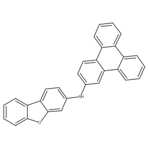 N-triphenylen-2-yldibenzofuran-3-amine Structure