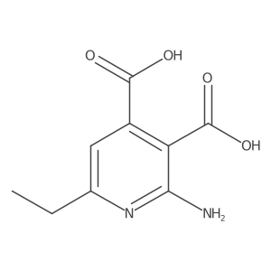 2-Amino-6-ethylpyridine-3,4-dicarboxylic acid Structure