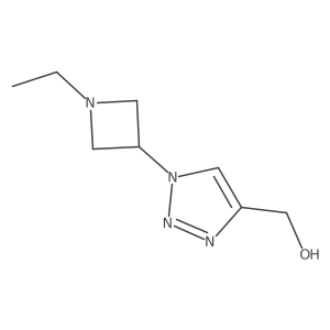(1-(1-ethylazetidin-3-yl)-1H-1,2,3-triazol-4-yl)methanol结构式