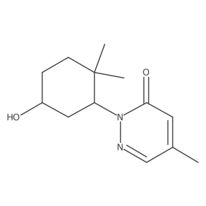 2-(5-Hydroxy-2,2-dimethylcyclohexyl)-5-methyl-2,3-dihydropyridazin-3-one结构式