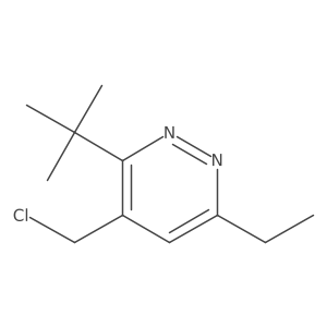 3-Tert-butyl-4-(chloromethyl)-6-ethylpyridazine Structure