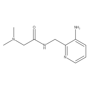 N-[(3-aminopyridin-2-yl)methyl]-2-(dimethylamino)acetamide Structure