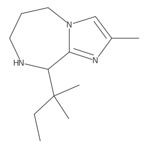 2-methyl-9-(2-methylbutan-2-yl)-5H,6H,7H,8H,9H-imidazo[1,2-a][1,4]diazepine Structure