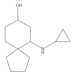 6-(Cyclopropylamino)spiro[4.5]decan-8-ol Structure