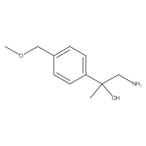 1-Amino-2-[4-(methoxymethyl)phenyl]propan-2-ol结构式