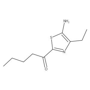 1-(5-Amino-4-ethyl-1,3-thiazol-2-yl)pentan-1-one Structure