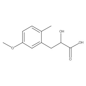 2-Hydroxy-3-(5-methoxy-2-methylphenyl)propanoic acid Structure