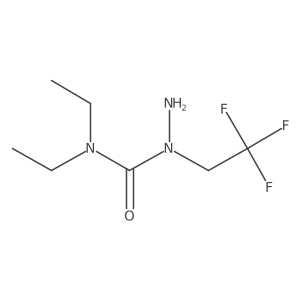 3-Amino-1,1-diethyl-3-(2,2,2-trifluoroethyl)urea Structure