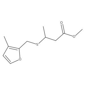 Methyl 3-{[(3-methylfuran-2-yl)methyl]sulfanyl}butanoate Structure