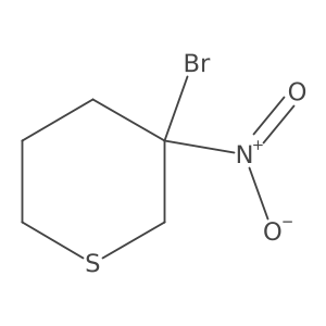 3-Bromo-3-nitrothiane Structure