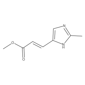 (alphaE)-2-Methyl-3H-imidazole-4-acrylic acid methyl ester Structure