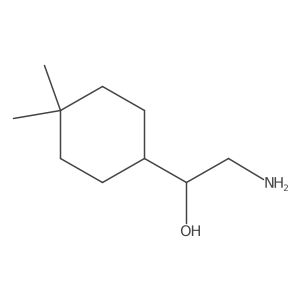 (1S)-2-amino-1-(4,4-dimethylcyclohexyl)ethan-1-ol Structure