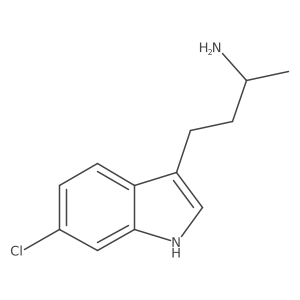 (2S)-4-(6-chloro-1H-indol-3-yl)butan-2-amine Structure