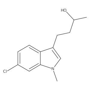 (2S)-4-(6-chloro-1-methyl-1H-indol-3-yl)butan-2-ol Structure