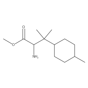 Methyl 2-amino-3-methyl-3-(4-methylcyclohexyl)butanoate Structure