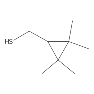 (2,2,3,3-Tetramethylcyclopropyl)methanethiol Structure