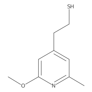 2-(2-Methoxy-6-methylpyridin-4-yl)ethane-1-thiol结构式