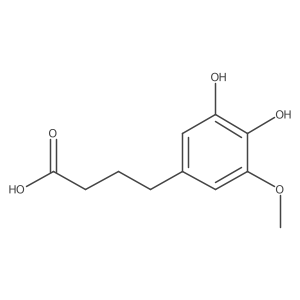 4-(3,4-Dihydroxy-5-methoxyphenyl)butanoic acid结构式