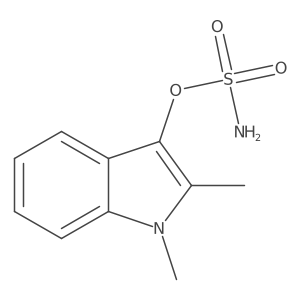1,2-dimethyl-1H-indol-3-yl sulfamate Structure