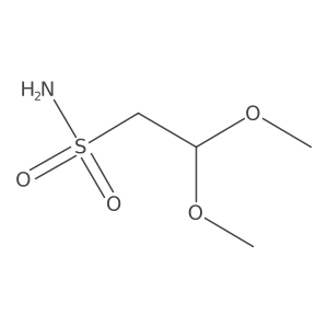 2,2-Dimethoxyethane-1-sulfonamide结构式