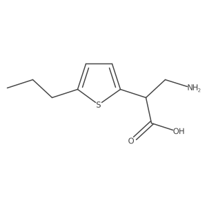 3-Amino-2-(5-propylthiophen-2-yl)propanoic acid Structure