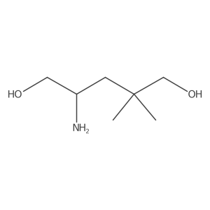 4-Amino-2,2-dimethylpentane-1,5-diol结构式