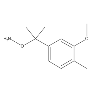 O-[2-(3-methoxy-4-methylphenyl)propan-2-yl]hydroxylamine Structure
