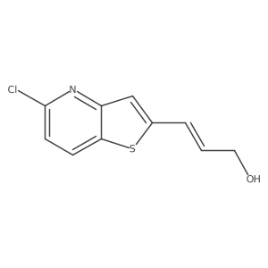 3-{5-Chlorothieno[3,2-b]pyridin-2-yl}prop-2-en-1-ol结构式