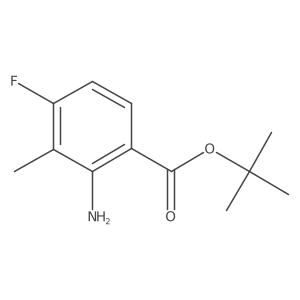 Tert-butyl 2-amino-4-fluoro-3-methylbenzoate Structure